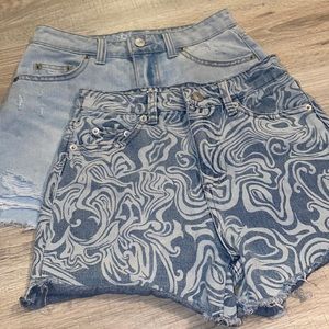 High Rise Denim Jean Shorts (2 for $8)